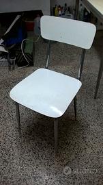 Sedia vintage in formica. ORIGINALE.