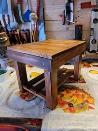 sgabello in legno