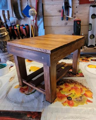 sgabello in legno