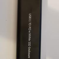 Adattatore per SSD NVME M.2 da USB C a USB A
