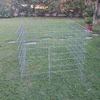 Recinto per cani in acciaio inox 