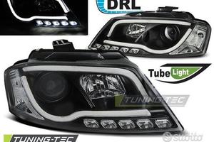 Fari LED luce diurna FIBRA OTTICA Audi A3 8P 08-12