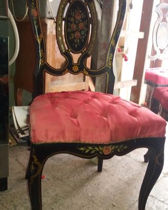 Sedie madre perla vintage