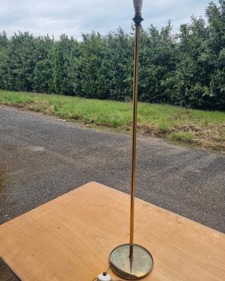 lampada a stelo anni 50 in ottone 