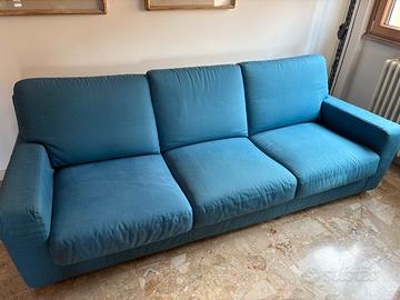 Divani da 3 e 2 posti blu