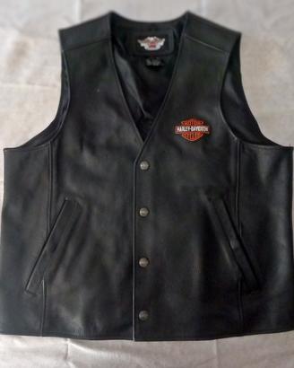 Gilet pelle Harley Davidson