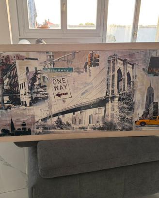 Quadro Moderno Audrey Hepburn -(107x57 cm)