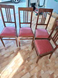 set di sedie vintage