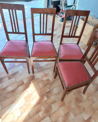 set di sedie vintage