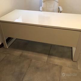 Scrivania moderna 170 x 80 cm bianco