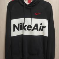 Felpa nera bianca Nike taglia S uomo