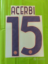 Nome numero inter 2024 2025 15 acerbi