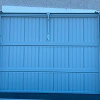 Porta basculante zincata verniciata ral 7035