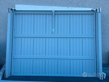 Porta basculante zincata verniciata ral 7035