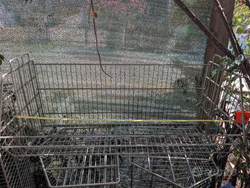 scaffali ferro zincato 4 pezzi 