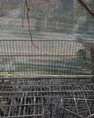 scaffali ferro zincato 4 pezzi 