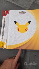 album e carte 30 aniversario pokemon
