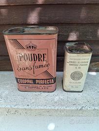 Lotto Scatole Latta Polvere da Sparo Vintage