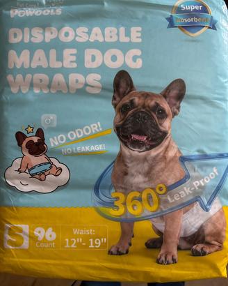 Pannolini per cani maschi Taglia S Sigillati