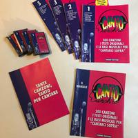 CANTO ANCH'IO 4 musicassette + 4 testi musicali