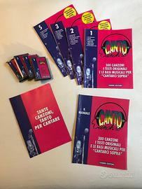CANTO ANCH'IO 4 musicassette + 4 testi musicali