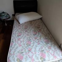 letto singolo Molteni nero