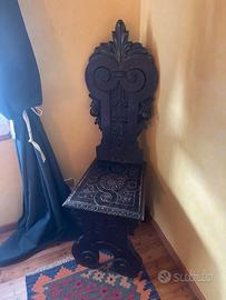 Sedia in legno vintage