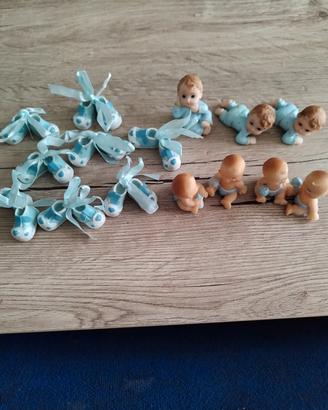 15 mini bomboniere nascita 