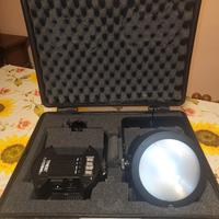 Coppia ProLights FLATCOB80UV 80W UV + Flight Case 