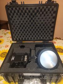 Coppia ProLights FLATCOB80UV 80W UV + Flight Case 