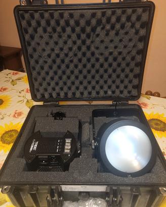 Coppia ProLights FLATCOB80UV 80W UV + Flight Case 