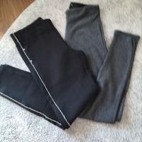 Set due pantaloni leggins Zara taglia M