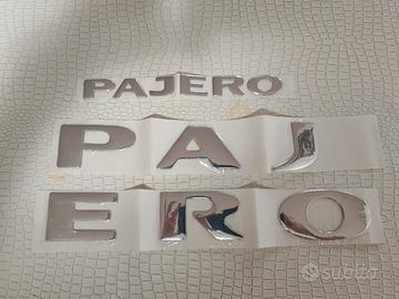 LETTERE ADESIVE PER JEEP PAJERO