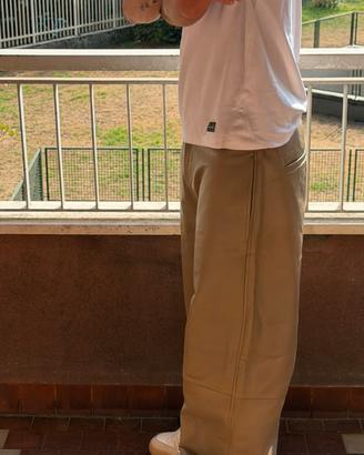 Pantalone in pelle zara