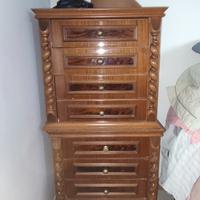 mobili comodini con cassetti 