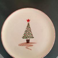 piatto di natale in ceraminca