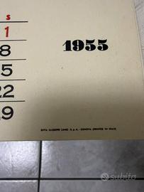 Calendario vespa 1955