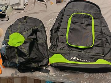zaino moto kawasaki