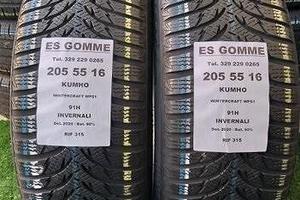 2 gomme 205 55 16 KUMHO INV RIF315