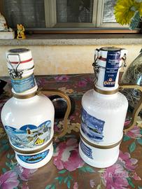 Bottiglie di birra decorate