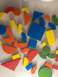 Blocchi logici e forme geometriche magnetici