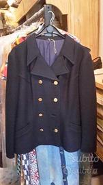 Cappotto corto donna in lana doppiopetto anni '70