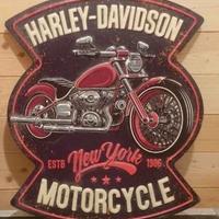 targa in latta Harley Davidson 