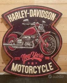 targa in latta Harley Davidson 