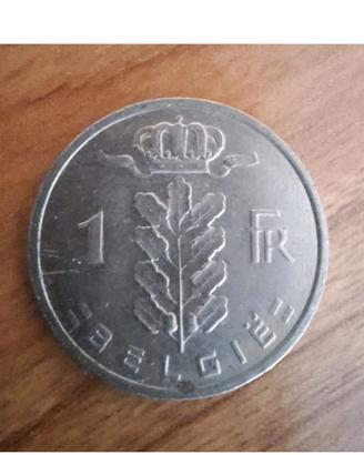 1 Franco Belga Anno 1980 Franc Belgique