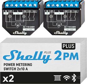Shelly Plus 2PM, Relé WiFi & Bluetooth 2 canali, I