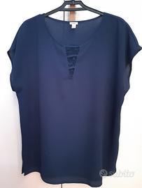 Blusa smanicata blu donna Ovs Taglia 48