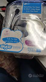 CUFFIE SKYPE CON MICROFONO ANCHE PER VIDEOGIOCARE