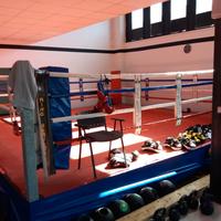 RING box / muay thai 6X6 base metallo, basso