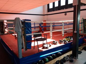 RING box / muay thai 6X6 base metallo, basso